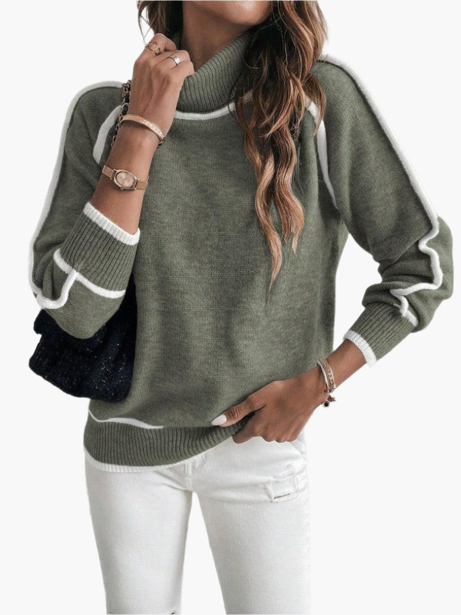 Delilah® | Chic Turtleneck Pullover