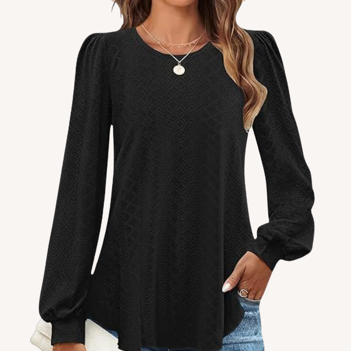 Elizabeth® |  Loose-Fit Lantern Sleeve T-Shirt