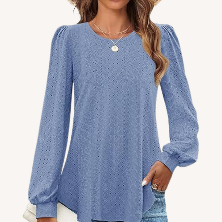 Elizabeth® |  Loose-Fit Lantern Sleeve T-Shirt