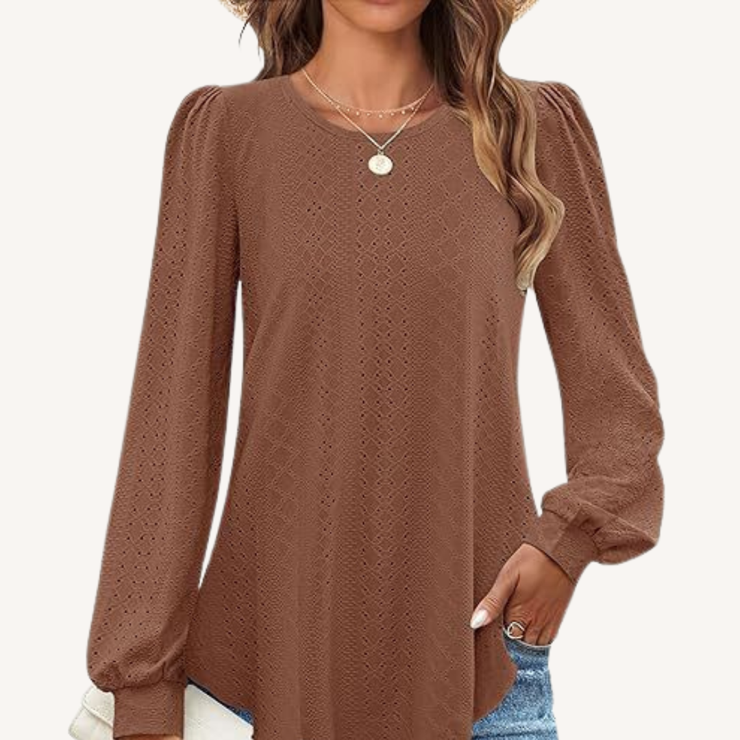 Elizabeth® |  Loose-Fit Lantern Sleeve T-Shirt