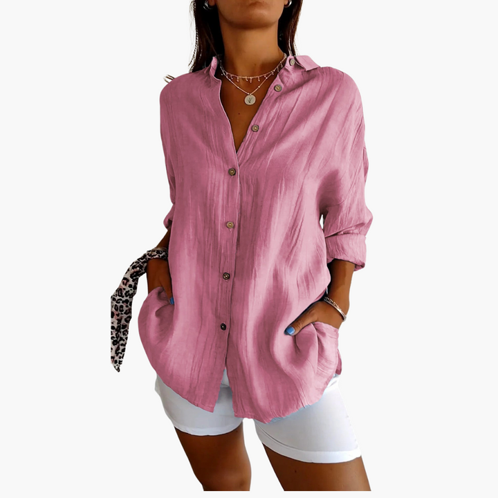 Diana® | Elegant Pleated Shirt