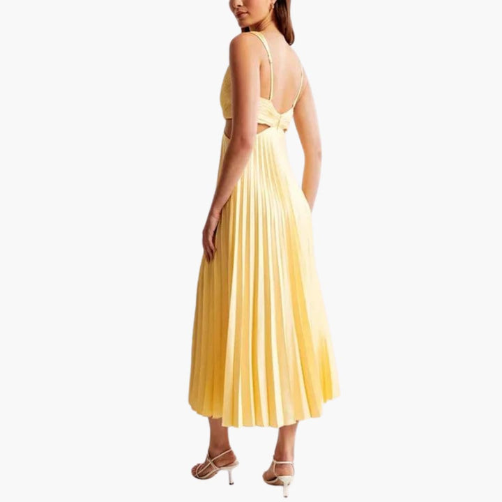 Sophie | Pleated Neckline Dress