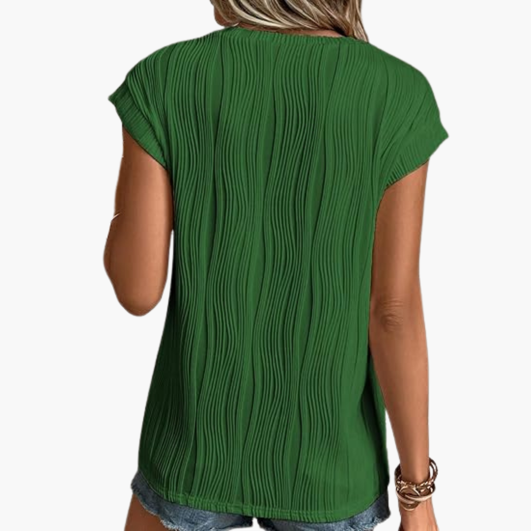 Emily® | Short-Sleeve Textured T-Shirt