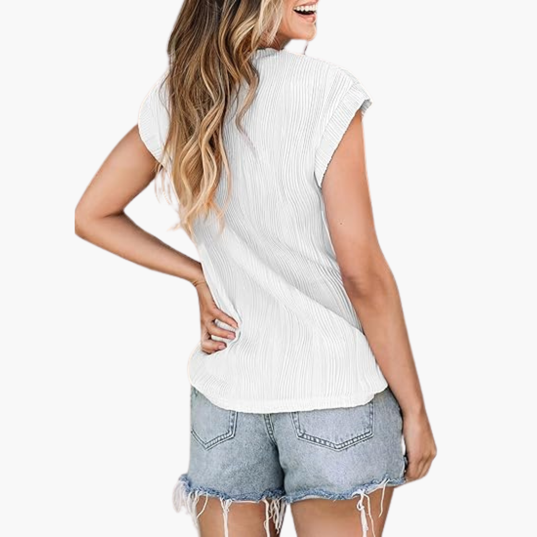 Emily® | Short-Sleeve Textured T-Shirt