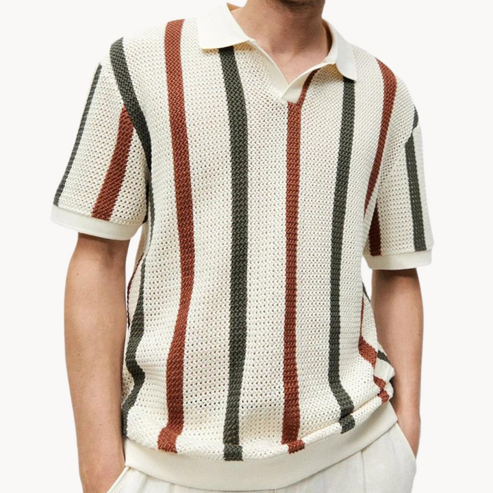 Lance - Loose Fit Stripe Polo