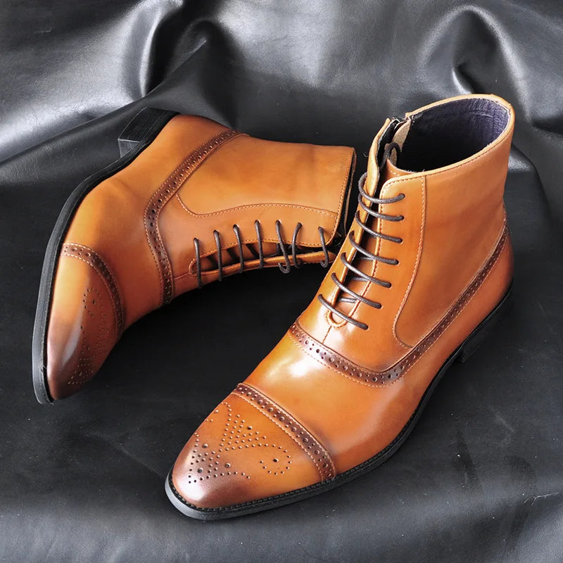 Shelby Leather Boots Collection