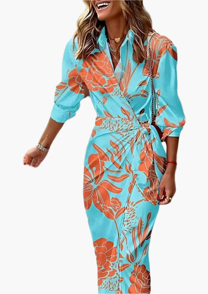 Maya™ | Midi dress with print