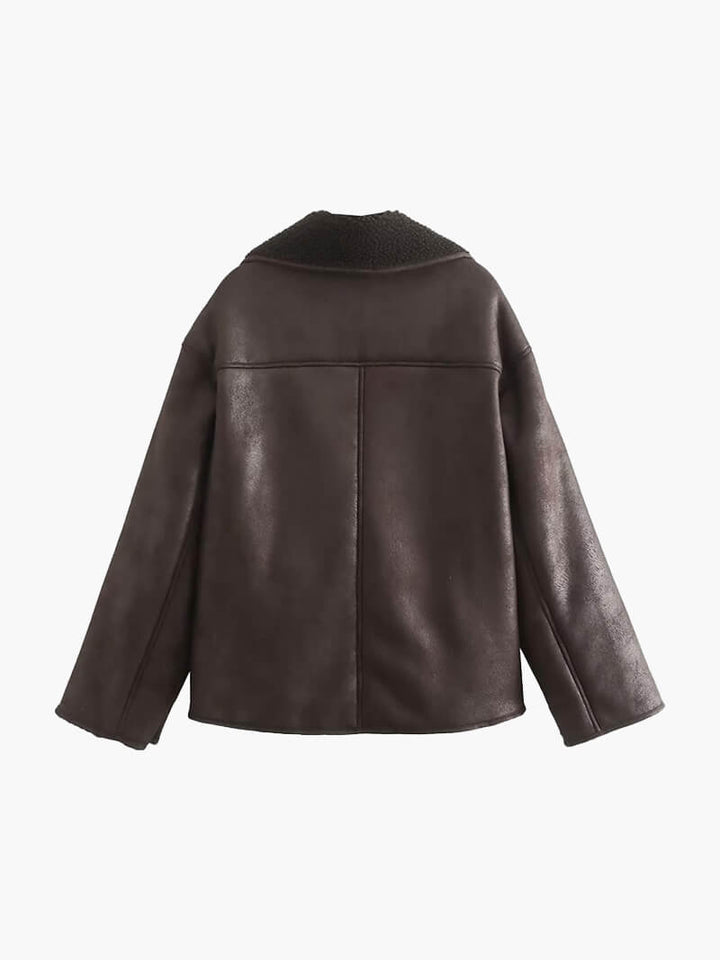 Laila Faux Leather Jacket