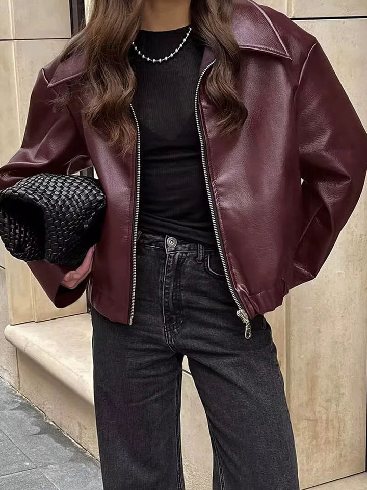 Romy leather Jacket