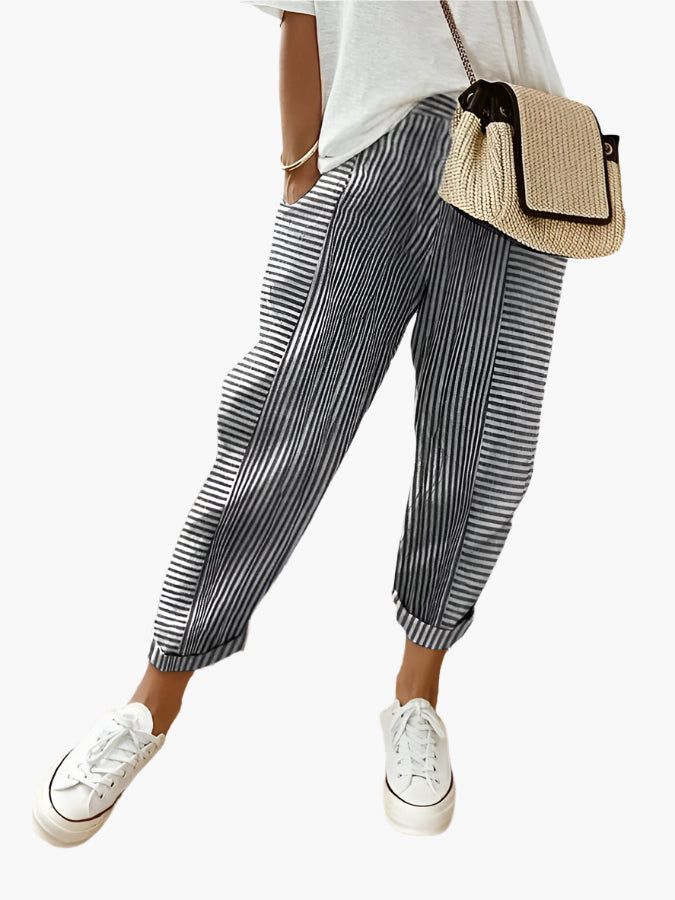 Talia™ | Striped trousers