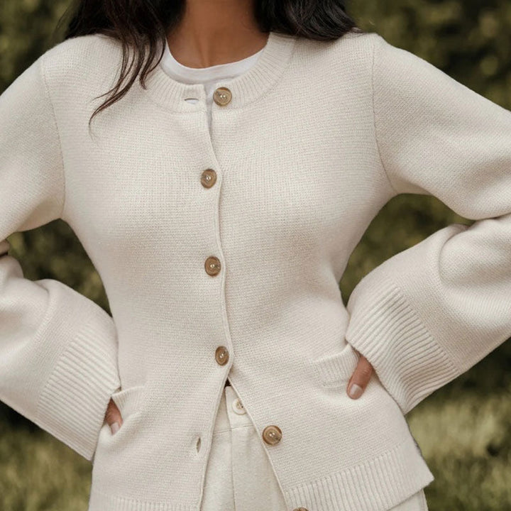 Ava® - Classic Buttoned Cardigan