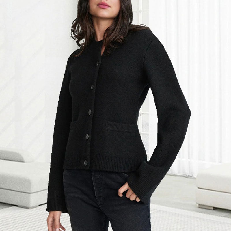 Ava® - Classic Buttoned Cardigan