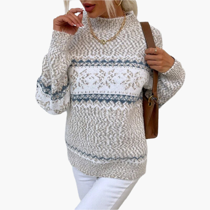 Kiara® | Cozy Nordic Knit Sweater