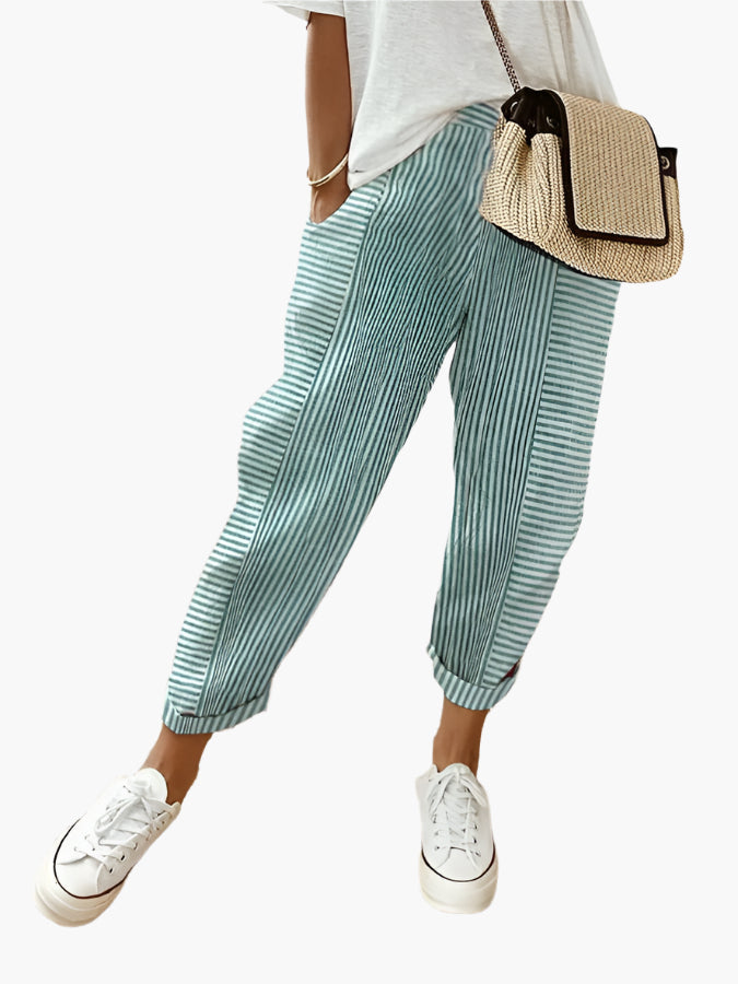 Talia™ | Striped trousers