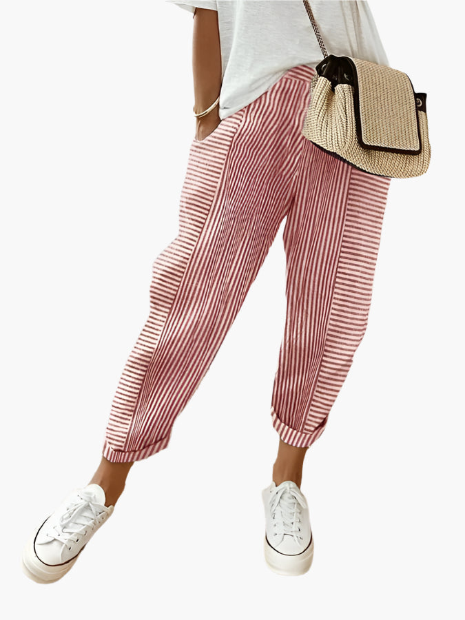 Talia™ | Striped trousers