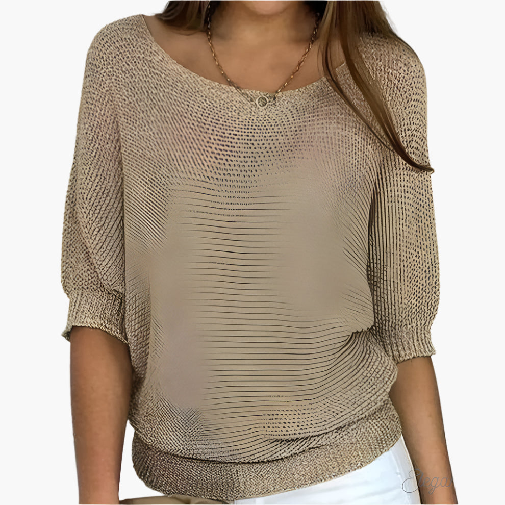 Eunice™ - Relaxed Knit Top