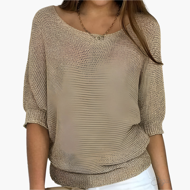 Mia® | Relaxed Knit Top